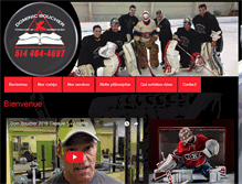 Tablet Screenshot of gardienhockey.com